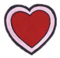 Heart Container Artwork from The Adventure of Link