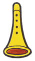 Artwork of the Flute from The Adventure of Link.