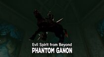 Evil Spirit from Beyond PHANTOM GANON title (N64)