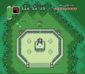 Pulling out the Master Sword in A Link to the Past