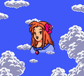 Marin at the end of Link's Awakening DX