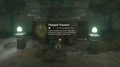Link obtaining the Charged Trousers