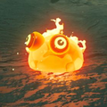Hyrule Compendium entry of the Fire Chuchu.