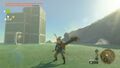 Link wielding a Captain III Spear