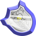 Artwork of the Mirror Shield from The Wind Waker