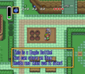 Link buying a Bottle in A Link to the Past