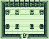 Inside the Library in Link's Awakening (Game Boy)