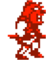 Red Moblin Sprite from The Adventure of Link
