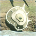 Breath of the Wild Hyrule Compendium picture of a Lizal Shield.