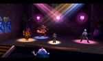 Toto conducting the Links in "Ballad of the Wind Fish" in the Milk Bar [Majora's Mask 3D]