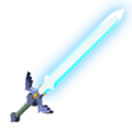 Master Sword, glowing gloom-activated state