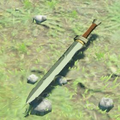 Breath of the Wild Hyrule Compendium picture of the Traveler's Sword.