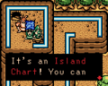 Link acquiring the Island Chart from Tingle in Oracle of Ages.