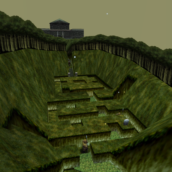 File:Sacred Forest Meadow maze panorama no fog - OOT64.png