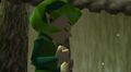 Saria saying goodbye to Link in Ocarina of Time