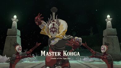 Master Kohga will appear to battle Link