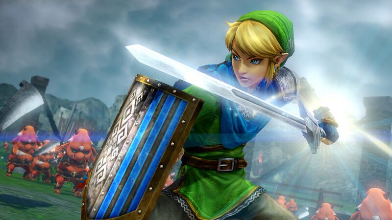 File:Hyrule Warriors Screenshot Link Hylian Sword.jpg