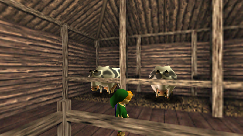File:Ocarina cows - Lon Lon Ranch stable int - OOT64.png