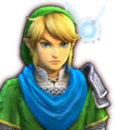 Proxi with Link in Hyrule Warriors