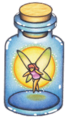 Bottled fairy art from A Link to the Past
