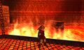 Moving Wall of Fire from Ocarina of Time