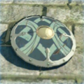 Breath of the Wild Hyrule Compendium picture of a Soldier's Shield.