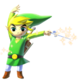 Link's official artwork for The Legend of Zelda: The Wind Waker HD