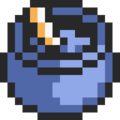 Cauldron of Blue Potion sprite from A Link to the Past