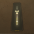 Sword of the Six Sages on the wall in Link's House in Breath of the Wild