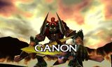 Ganon rises (Ocarina of Time 3D)
