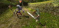 Link fighting a Bokoblin in Twilight Princess