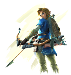 Link readying an arrow