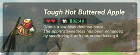 Tough Hot Buttered Apple
