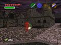 Hyrule Castle Town ruins from Ocarina of Time as an adult