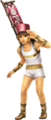 Link dressed as the Postman in Hyrule Warriors