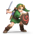 Artwork of Link with the Kokiri Sword in Super Smash Bros. Ultimate