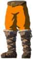 Archaic Warm Greaves (Orange) - TotK icon.png