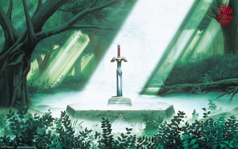 File:Master Sword 25th Anniversary Wallpaper - LTTP.jpg