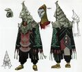 Official artwork of Zant from Hyrule Historia
