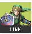 Link's Character Image in Super Smash Bros. Wii U