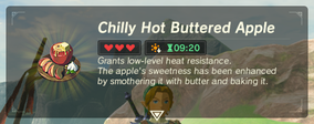 Chilly Hot Buttered Apple