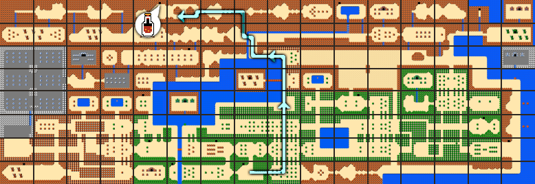 Zelda Level 9 Map.