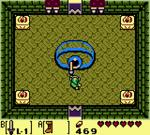 Once you enter the boss room, Slime Eyes will taunt you saying that you can...