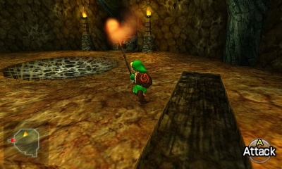 Ocarina of Time walkthrough - Inside the Deku Tree - Zelda's Palace