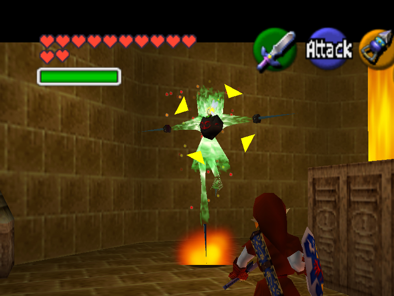 The Legend of Zelda: Ocarina of Time Walkthrough: (5) fire temple
