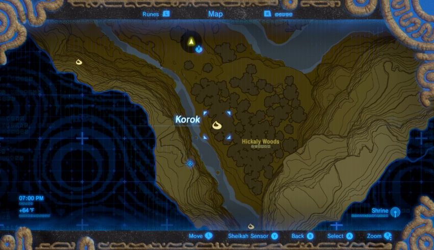 Dueling Peaks Korok Seed Locations Zelda Dungeon.
