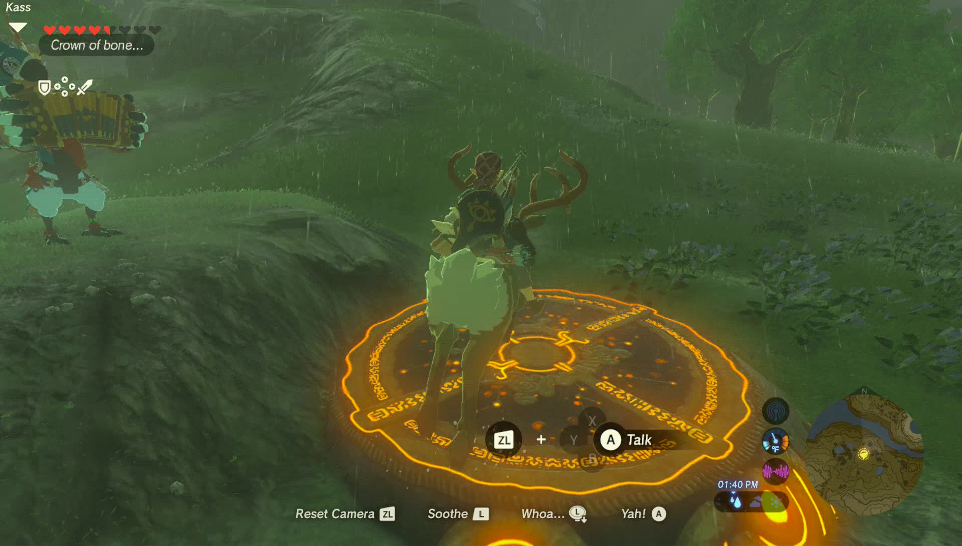 The Crowned Beast quest (Mezza Lo shrine) walkthrough in Zelda