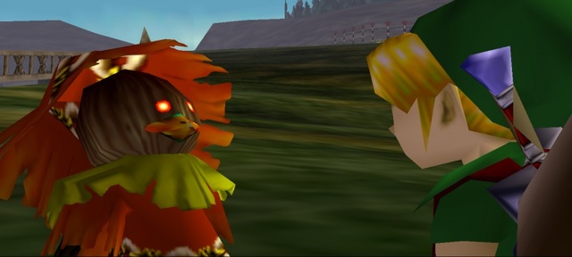 Link and Skull Kid