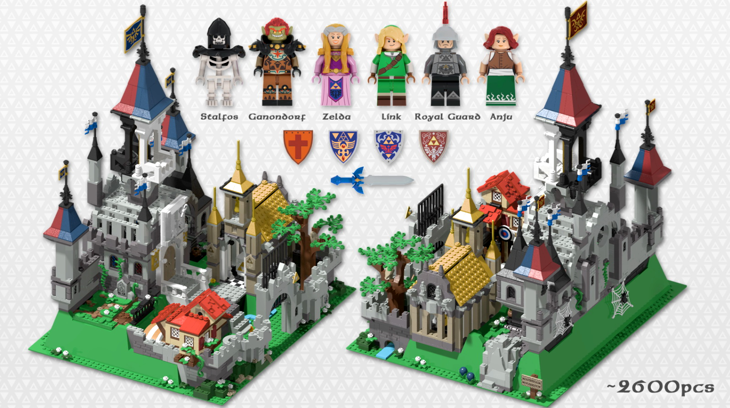 OC] The Zelda Lego-project passed 30%! The Moblin Squad says hello