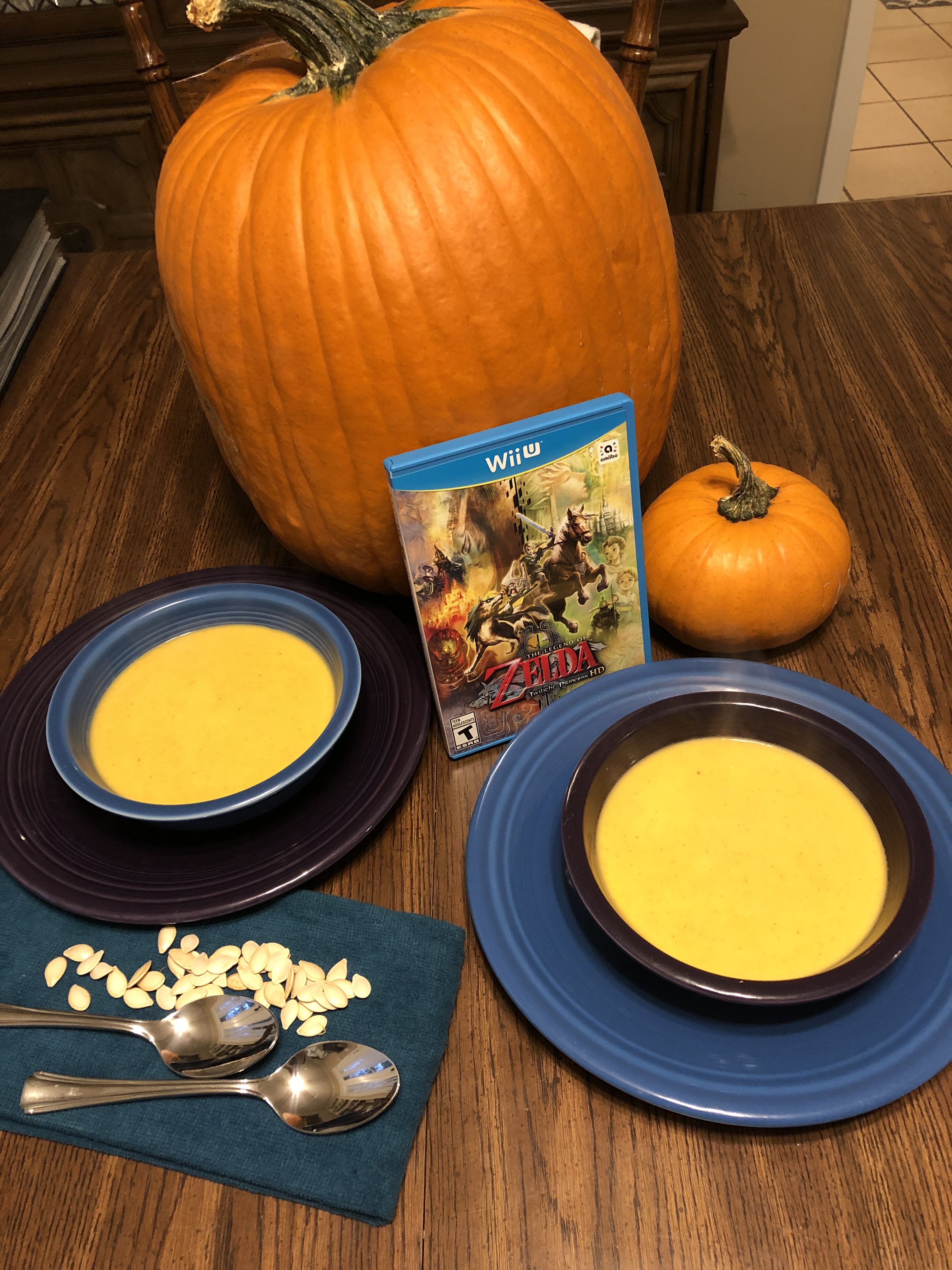 Yeto's Superb Pumpkin and Goat Cheese Soup
